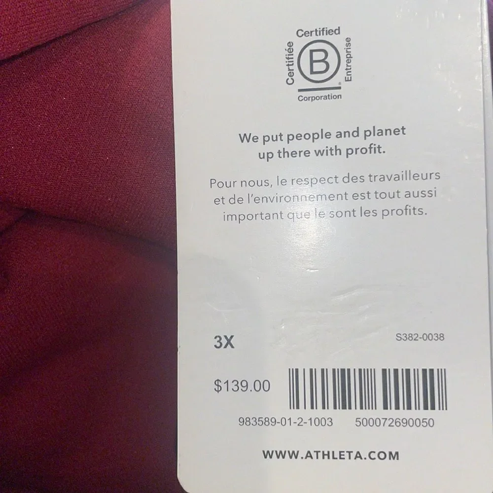 NWT Athleta Altitude Jogger in Polartex Power Stretch 3X - Picture 10 of 10